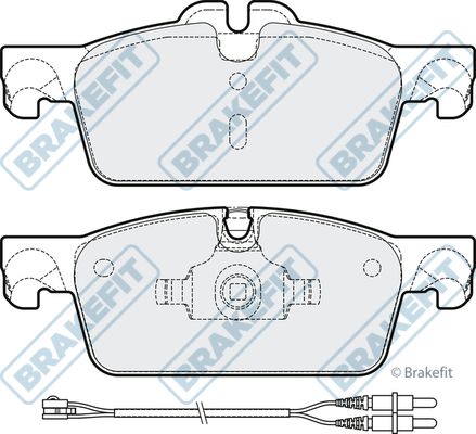 APEC BRAKING stabdžių trinkelių rinkinys, diskinis stabdys PD3275